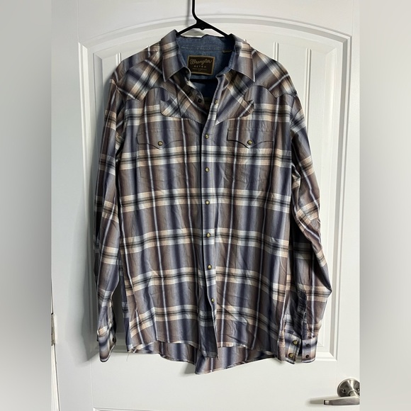 Wrangler Other - Wrangler Retro‎ Plaid Shirt men’s Large Tall